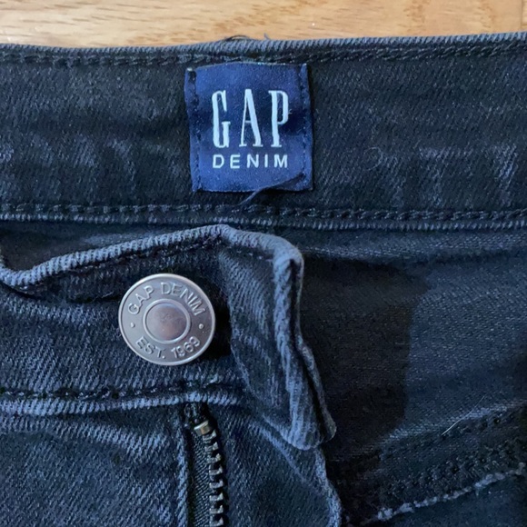 Gap True Skinny Super Skinny Black Jeans Size 26 - Picture 4 of 7